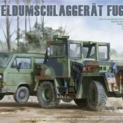Bundeswehr T3 Transporter Truck & Feldumschlaggerat FUG 2.5-Ton Forklift Truck (2 Kits) 1/35 Takom
