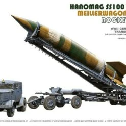 WWII German V2 Rocket on Meillerwagen Transporter w/Hanomag SS100 Tractor 1/72 Takom