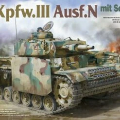 PzKpfw III Ausf N Tank w/Side-Skirt Armor (New Variant) 1/35 Takom