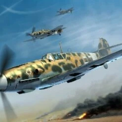 Messerschmitt Bf 109G-2/Trop German Fighter 1/32 Trumpeter