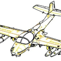 A-37A Dragonfly Light Ground Attack Aircraft 1/48 Trumpeter