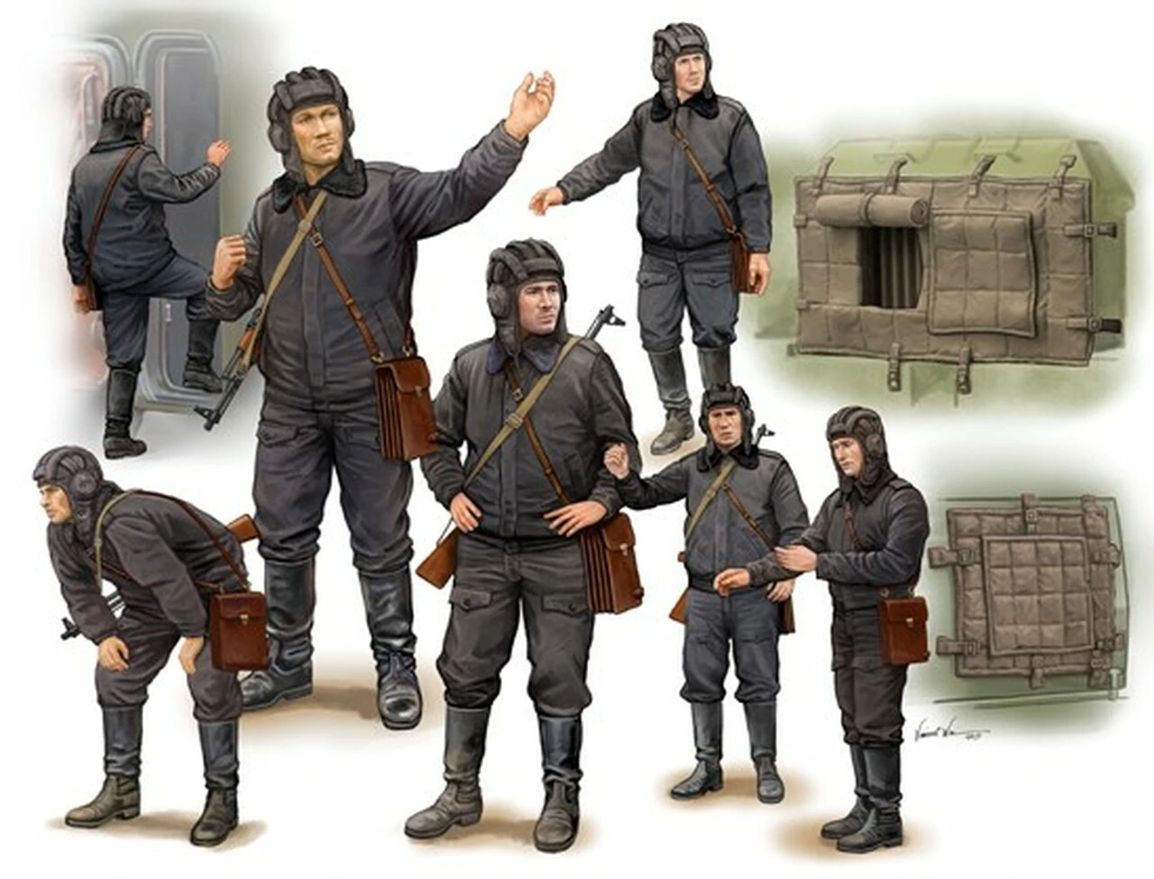 Soviet Scud B Crew 1/35 Trumpeter - Image 9