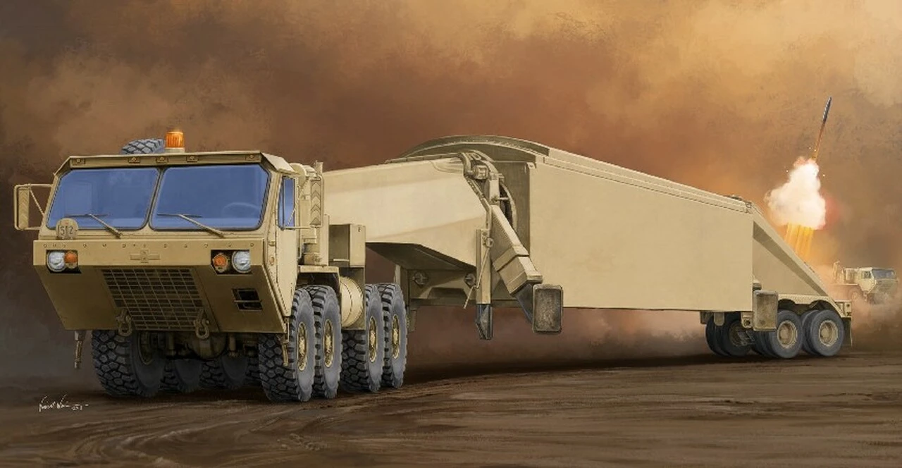 M983 Tractor & AN/TPY-2 X Band Radar 1/35 Trumpeter