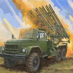 Soviet 2B7R Multiple Rocket Launcher BM-13 HMM 1/35 Trumpeter