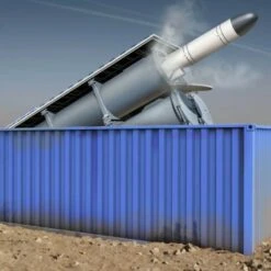 3M24 Club-K in 20ft Container Missile System w/Kh-35UE Anti-Ship Cruise Missile 1/35 Trumpeter