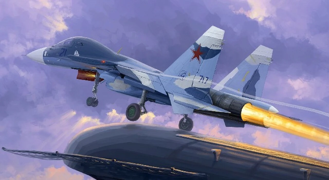 Sukhoi Su-33UB Flanker D Russian Fighter 1/72 Trumpeter