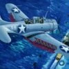 US Navy SBD-3 Dauntless Midway Clear Edition 1/32 Trumpeter