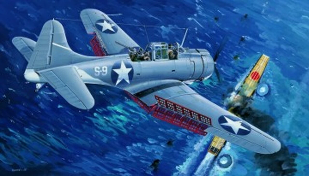 US Navy SBD-3 Dauntless Midway Clear Edition 1/32 Trumpeter