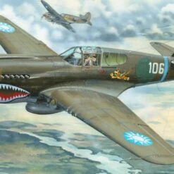 P-40E Kittyhawk Aircraft 1/32 Trumpeter