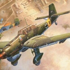 Junkers Ju 87B-2 Stuka German Dive Bomber 1/24 Trumpeter