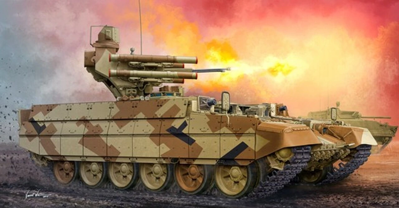 Russian Object 199 Ramka BMPT Terminator RAE2013/2015 1/35 Trumpeter