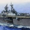 USS Iwo Jima LHD-7 Amphibious Assault Ship 1/350 Trumpeter