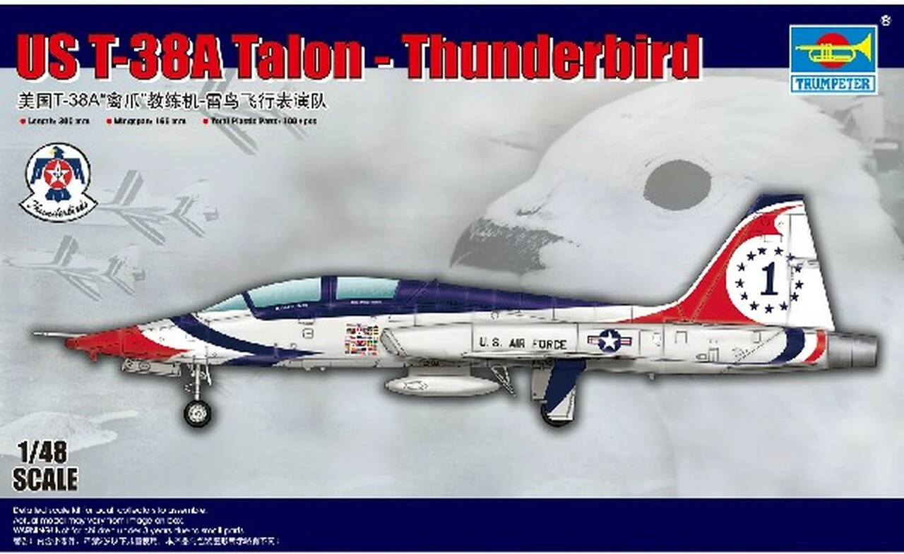 USAF T-38A Talon-Thunderbird 1/48 Trumpeter