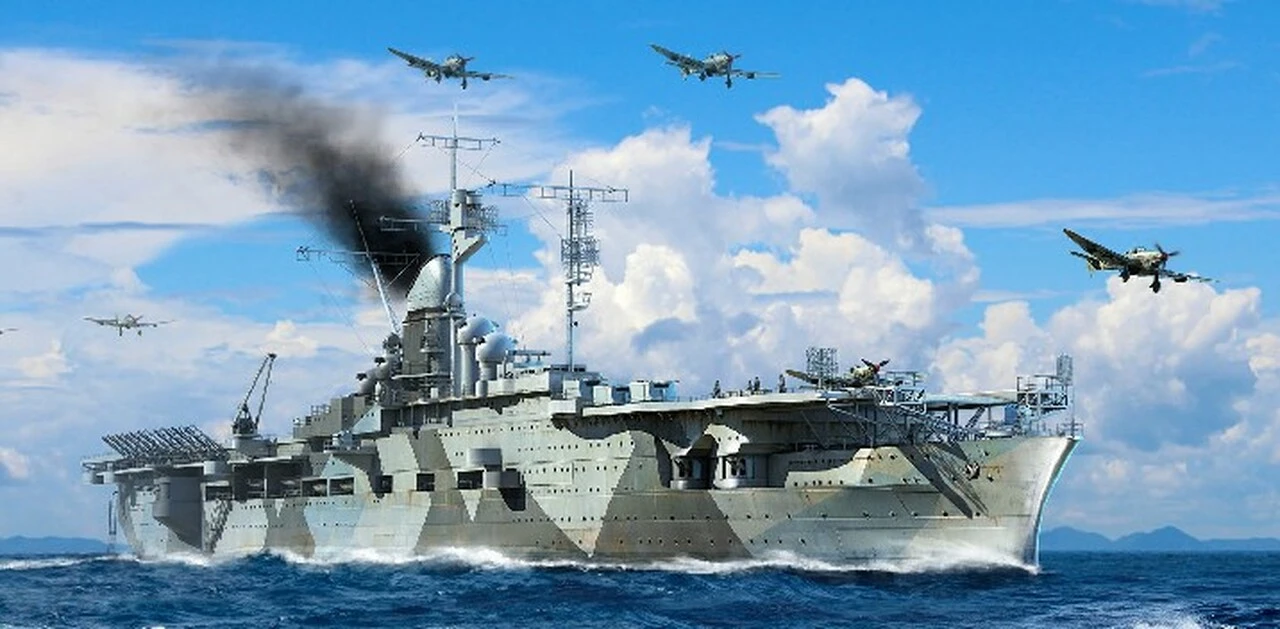 German Navy Aircraft Carrier DKM Graf Zeppelin 1/700 Trumpeter