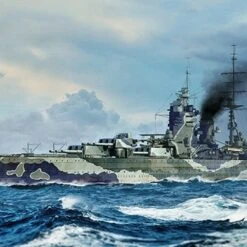 HMS Rodney British Battleship 1/700 Trumpeter