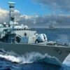 HMS Westminster F237 Type 23 Frigate 1/700 Trumpeter