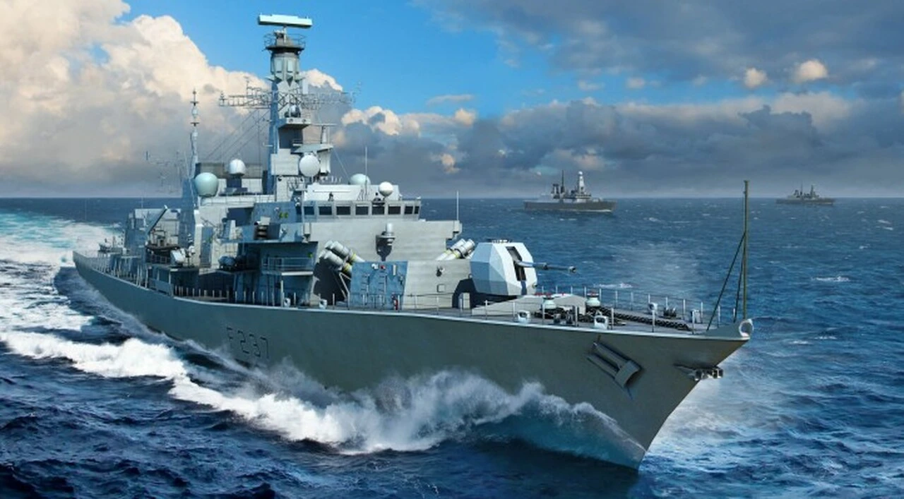 HMS Westminster F237 Type 23 Frigate 1/700 Trumpeter