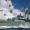HMS Cornwall British Heavy Cruiser 1/700 Trumpeter