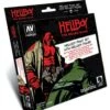 Hellboy w/Resin Figure Model Color Paint Set (8 17mL Colors) for Board Game Vallejo Paint