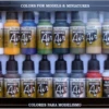 Buildings Model Air Paint Set (16 Colors) Vallejo Paint