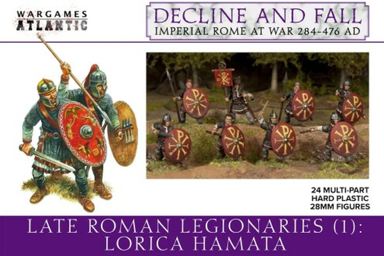 Late Roman Legionaries 1: Lorica Hamata (24) 28mm Wargames Atlantic