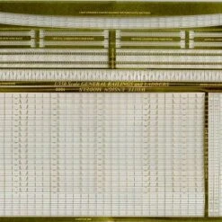 Extrafine 3-Bar Rails & Ladders 1/350 White Ensign Models