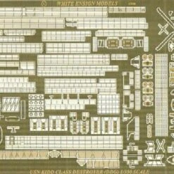 Kidd Class Destroyer Detail Set 1/350 White Ensign Models