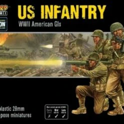 Bolt Action: WWII US Infantry (30) (Plastic) 28mm Warlord Games