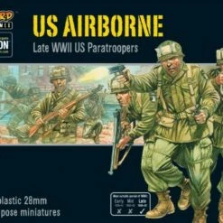 Bolt Action: WWII Late US Airborne Paratroopers (30) (Plastic) 28mm Warlord Games