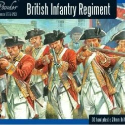Black Powder: British Infantry Regiment 1776-1783 (30) (Plastic) 28mm Warlord Games