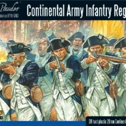 Black Powder: Continental Infantry Regiment 1776-1783 (30) (Plastic) 28mm Warlord Games
