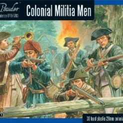 Black Powder: Colonial Militia Men 1776-1783 (30) (Plastic) 28mm Warlord Games