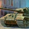 German Pz.Kpfw.VI Tiger II Ausf.B (Porsche Turret) Heavy Tank 1/35 Zvezda