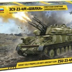 Soviet ZSU23-4M Shilka Self-Propelled Anti-Aircraft Weapon System Tank 1/35 Zvezda