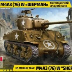 M4A3(76)W Sherman Tank 1/35 Zvezda