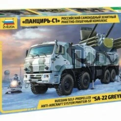 Russian Pantsir-S1 SA22 Greyhound Self-Propelled Anti-Aircraft System 1/35 Zvezda