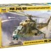 Soviet Mi-24V/VP Hind-E Attack Helicopter 1/48 Zvezda