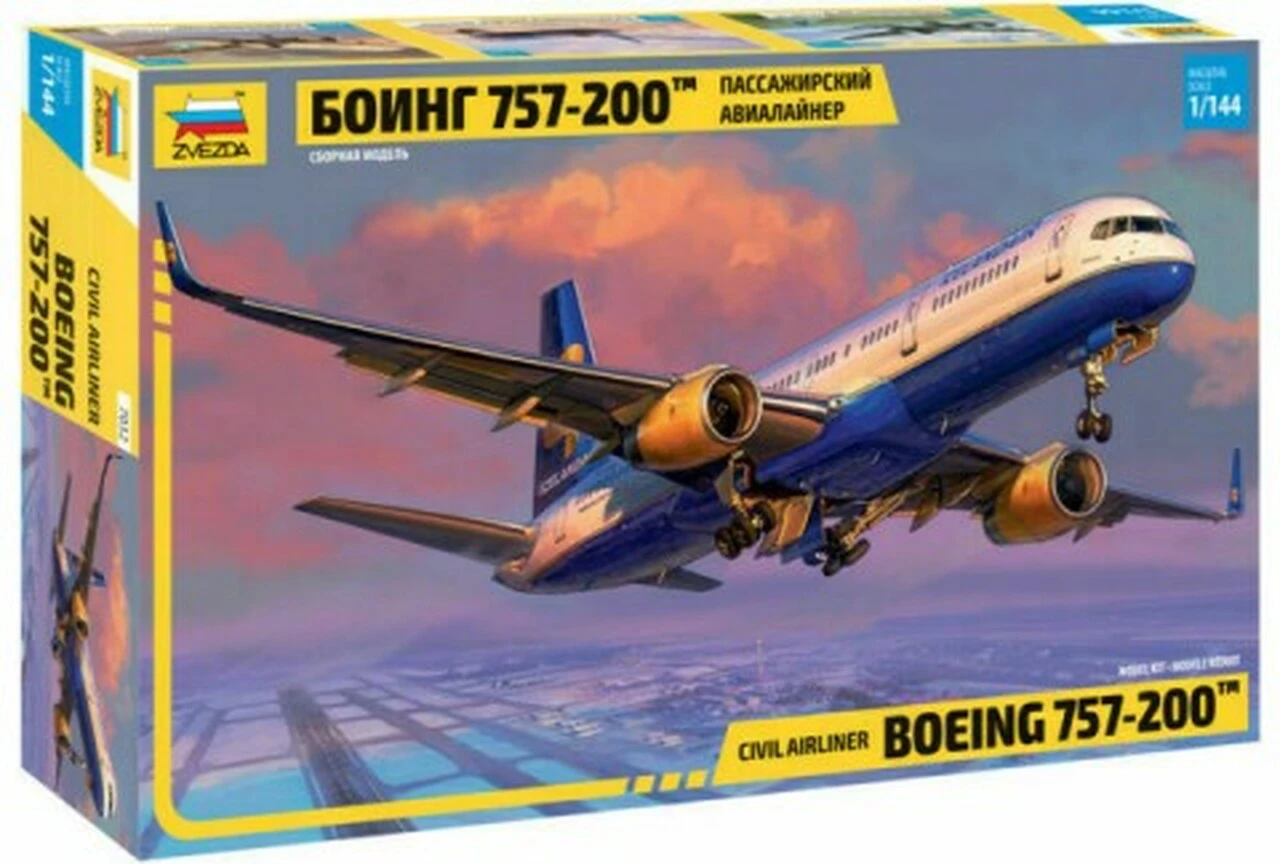 B757-200 Commercial Airliner 1/144 Zvezda