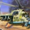 Soviet Mi-24P Hind Attack Helicopter 1/72 Zvezda